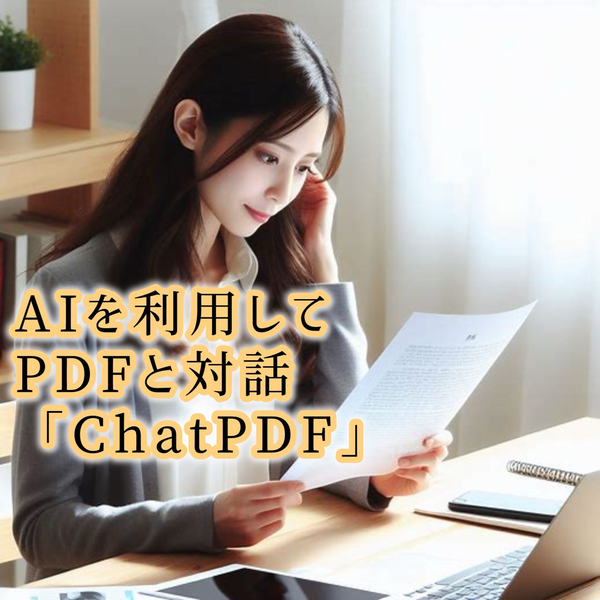 AIを利用してPDFと対話「ChatPDF」