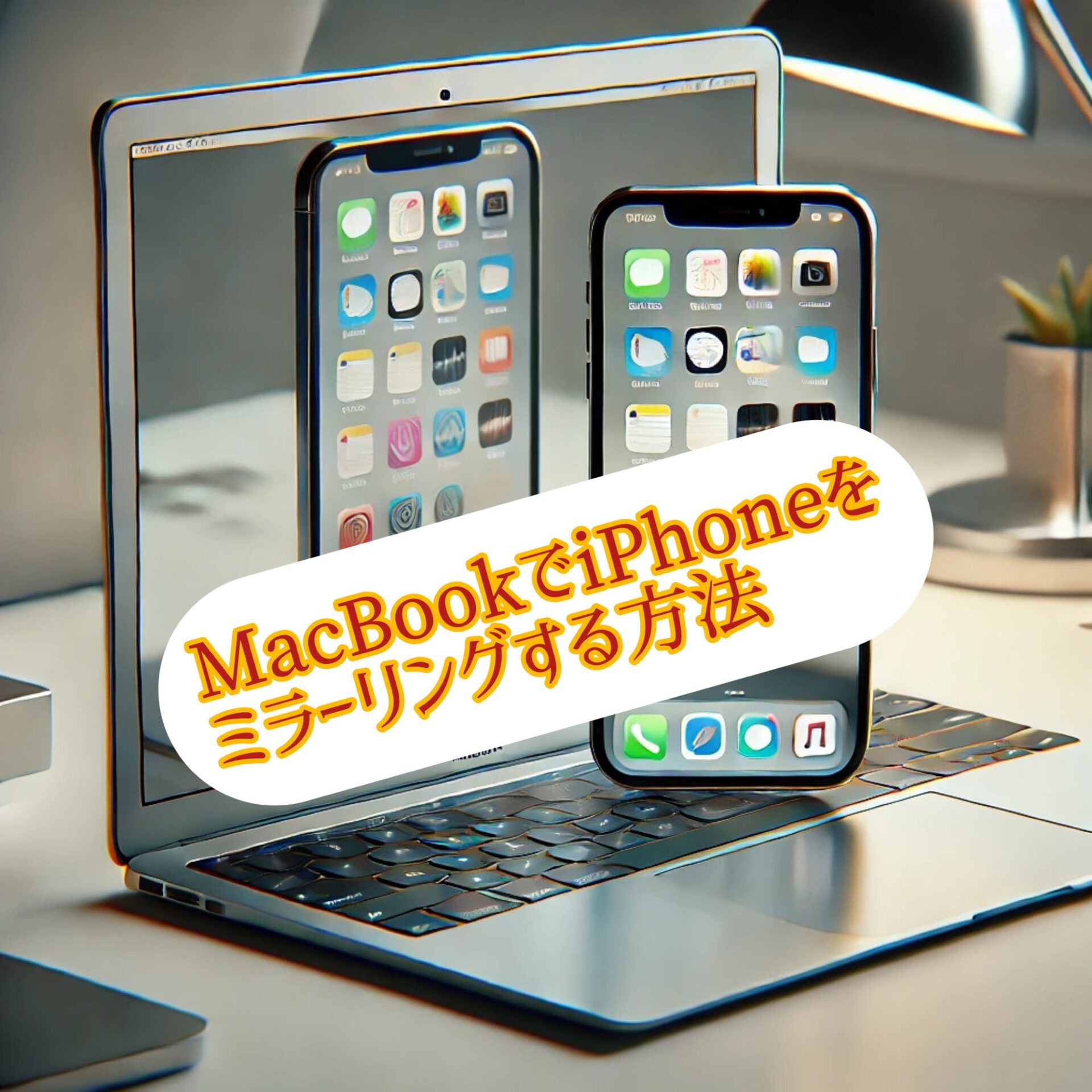 MacでiPhoneをミラーリング